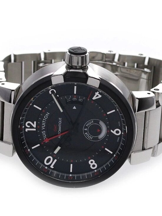 LOUIS VUITTON Tambour Evolution Q1156 GMT Automatic Men\'s Watch_847705